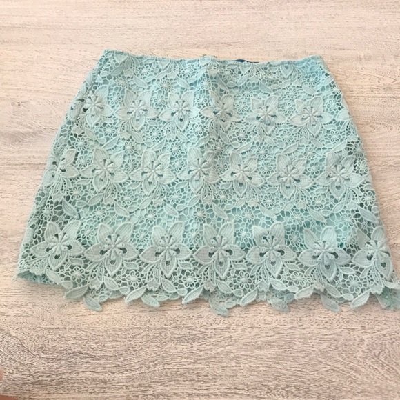 Dresses & Skirts - Teal mini skirt